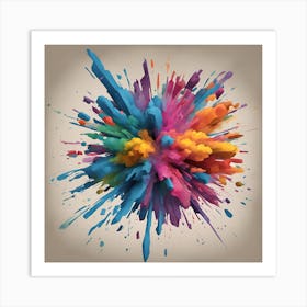 Color Explosion 1 Art Print