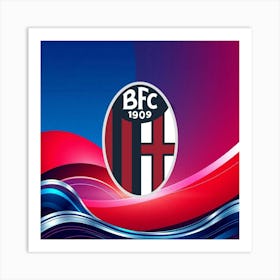 Bologna FC 1909 Logo Wall Art 2 Art Print