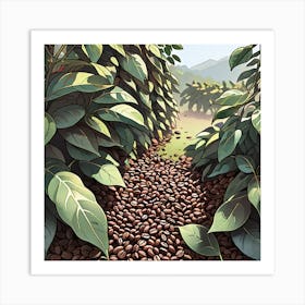 Coffee Beans 4 Art Print