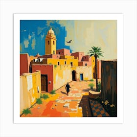 Street In Morocco Art Print