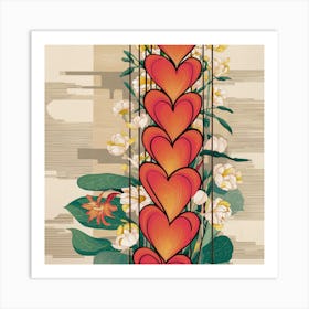 'Hearts' Art Print