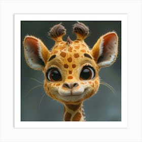 Giraffe 30 Art Print