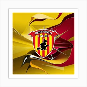 Benevento Calcio Logo Wall Art 1 Art Print