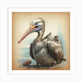 Pelican 21 Art Print