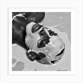 Man In A Bath 1 Art Print