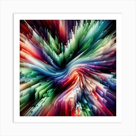 Abstract Waves Art Art Print