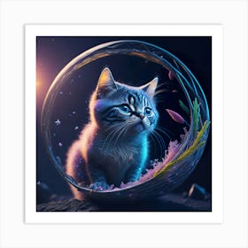 Cat Galaxy (26) Art Print