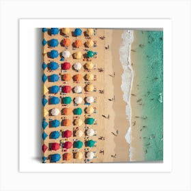 Beach Umbrellas 1 Art Print