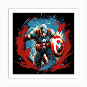 Captain America 4 Art Print