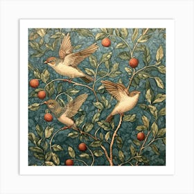 Birds In A Tree Art 5 Art Print