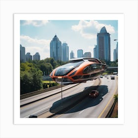 Futuristic Car Art Print