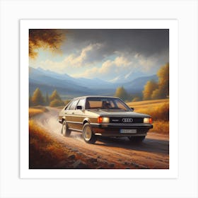 Audi A4 1 Art Print