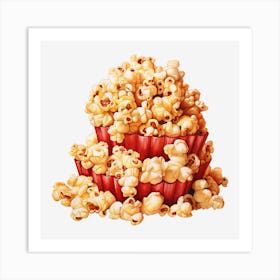 Popcorn In A Bowl 1 Art Print