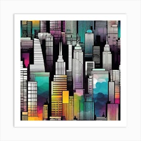 Cityscape 12 Art Print