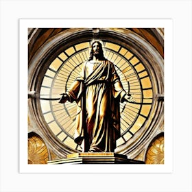 Statue Of Jesus 5 Art Print