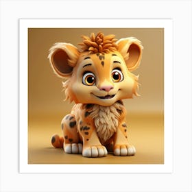 Lion Cub 15 Art Print