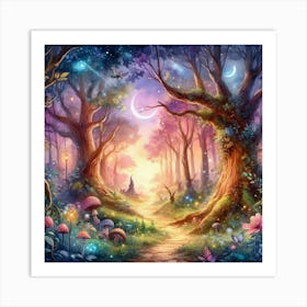 Fairy Forest 1 Art Print