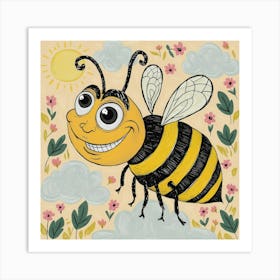 Beeeee Art Print