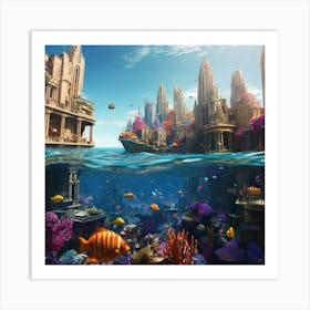 Underwater Art Print