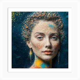 Portrait Of A Woman Art Print