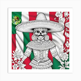 Mexican Skeleton 6 Art Print