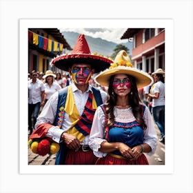 Ecuadorian Festival 2 Art Print