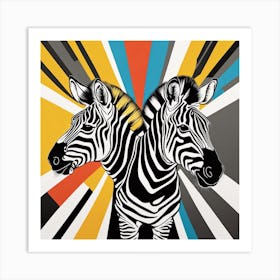 Zebras Art Print