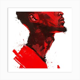 Portrait Of A Black Man 7 Art Print