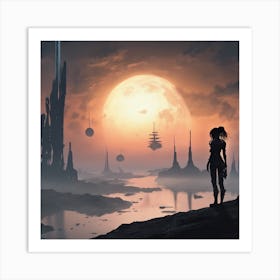 Sci-Fi Painting Art Print