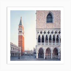 Campanile Di San Marco Square Art Print