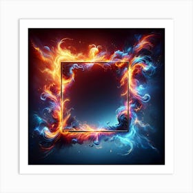 Frame Of Fire Art Print