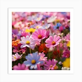 Cosmos Flower Art Print