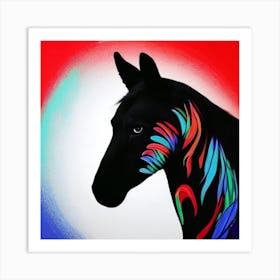 Horse Painting Art Print