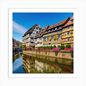 Old Town In France 1 Art Print