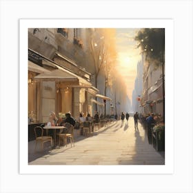 Paris Street.5 1 Art Print