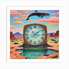 Timeless Mirage Surreal Reflections Of Land And Sea (4) Art Print