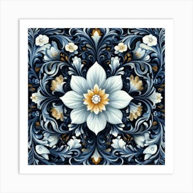 Floral Pattern Art Art Print