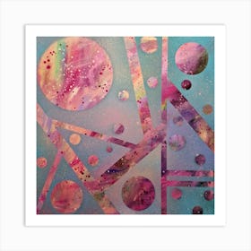 Cosmic Abstract Painting Art Print