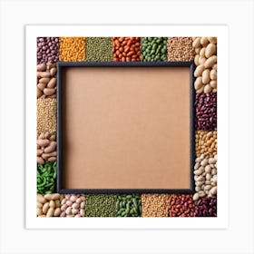 Legumes As A Frame (24) Art Print