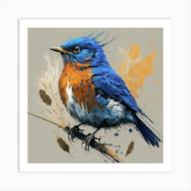 Bluebird 2 Art Print