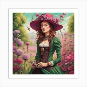 Lovely Victorian Lady Art Print