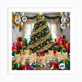 Leonardo Phoenix 09 A Lavishly Decorated Christmas Tree Adorne 2 Art Print