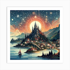 A Fantastical Land 19 Art Print