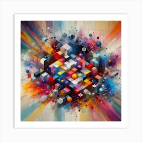 Abstract Painting 41 Art Print