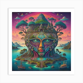 Realities Puzzle Art Print