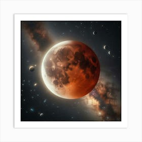 Blood Moon Art Print