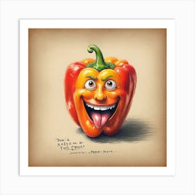 Happy Pepper 3 Art Print