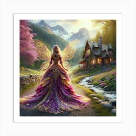 Fairy In The Forest 7 Art Print