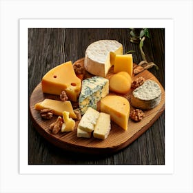 Firefly Artisan Cheese Board With Gourmet Selections 18612 Art Print