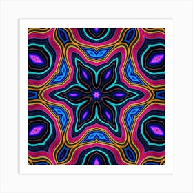 Abstract Psychedelic Pattern 41 Poster